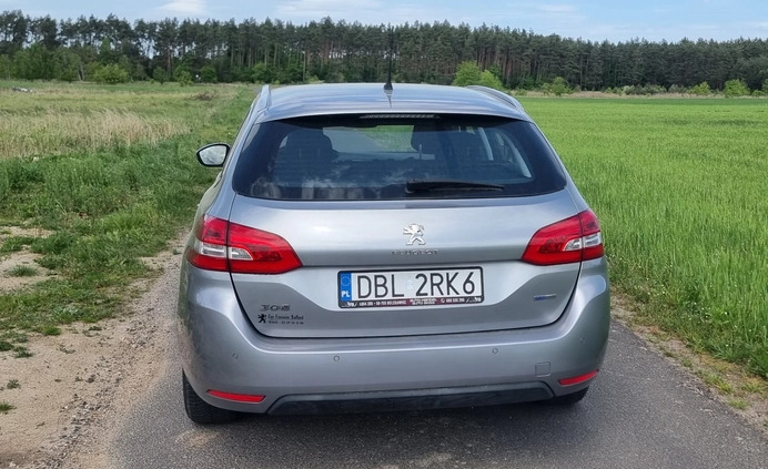 Peugeot 308 cena 37500 przebieg: 54000, rok produkcji 2016 z Bolesławiec małe 232